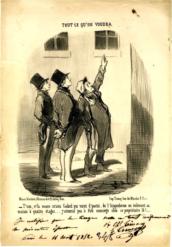 T'nez, v'la encore m'sieu Godard qui veut d'partir ... (BM 2003,1231.60)