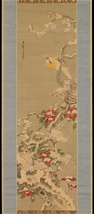 Sō Shiseki - Bird among Camellias in Snow - 1975.268.84 - Metropolitan Museum of Art