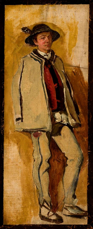Tadeusz Ajdukiewicz - Portrait of a young Highlander - MP 1953 MNW - National Museum in Warsaw