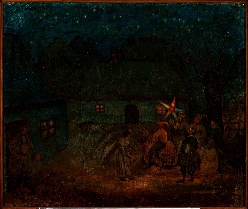 Tadeusz Makowski - Kraków crib - MPW 2567 MNW - National Museum in Warsaw