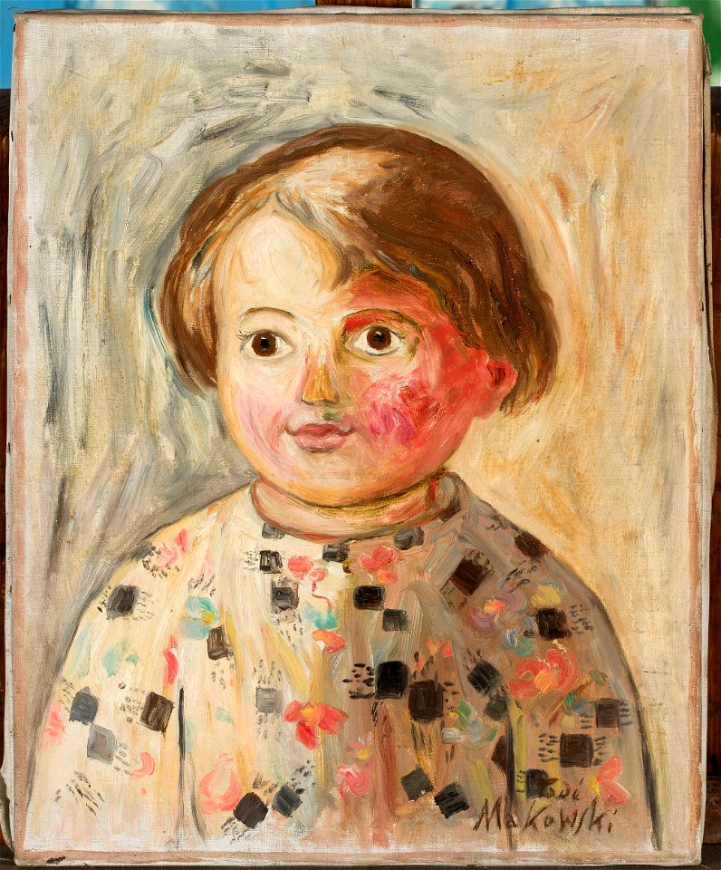 Tadeusz Makowski - Dziewczynka z rumianym policzkiem - MPW 2446 MNW - National Museum in Warsaw