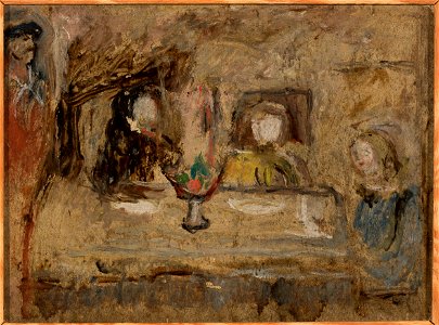 Tadeusz Makowski - Przy stole - MPW 2358 MNW - National Museum in Warsaw