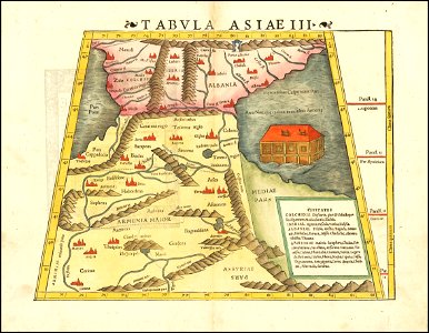 Tabula Asiae III by Sebastian Münster