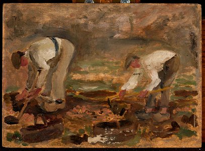 Tadeusz Makowski - Work in a field - MPW 2517 MNW - National Museum in Warsaw