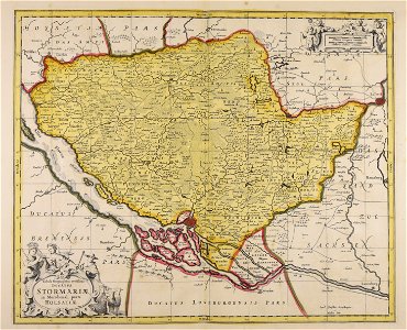Tabula geographica novissima ducatus Stormariae in meridionali parte Holsatiae - CBT 5872927