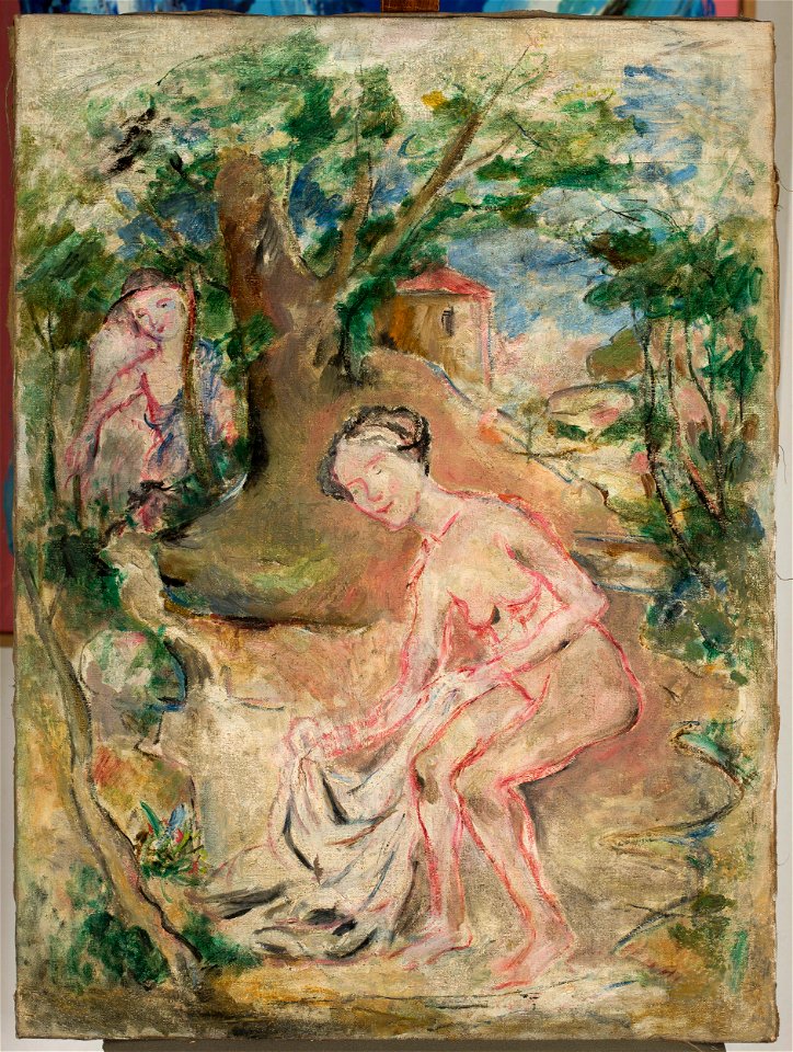 Tadeusz Makowski - In a bath - MPW 2686 MNW - National Museum in Warsaw