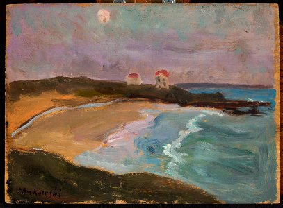 Tadeusz Makowski - Sea coast - MPW 2504 MNW - National Museum in Warsaw