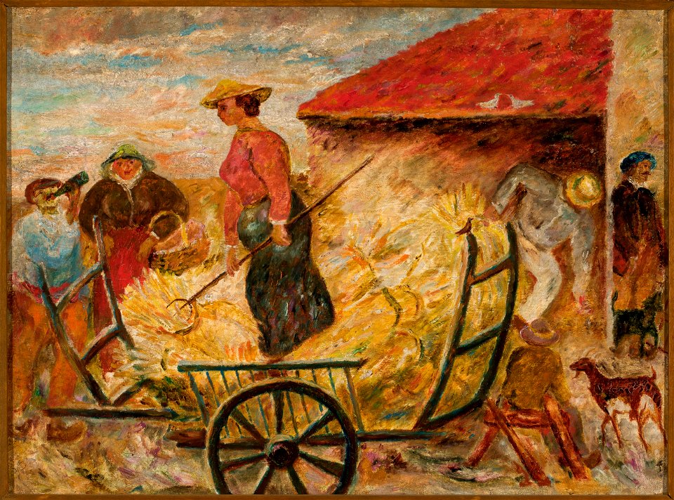 Tadeusz Makowski - Zwożenie zboża - MPW 2615 MNW - National Museum in Warsaw
