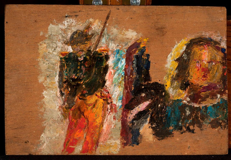 Tadeusz Makowski - Rifleman and head - MPW 2510 MNW - National Museum in Warsaw
