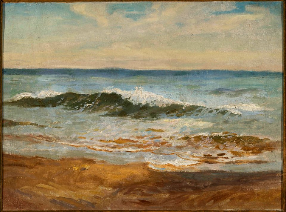 Tadeusz Popiel - Marine view - MP 5178 MNW - National Museum in Warsaw