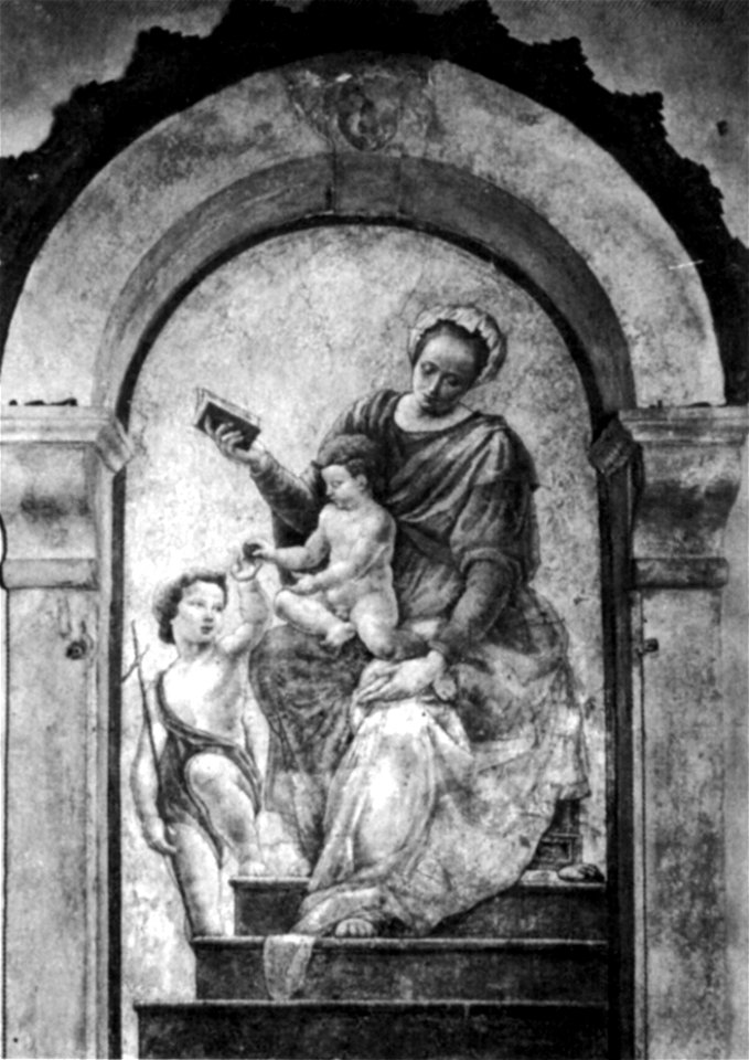 Tabernacolo tra via dell'agnolo e via buonarroti prima dell'alluvione