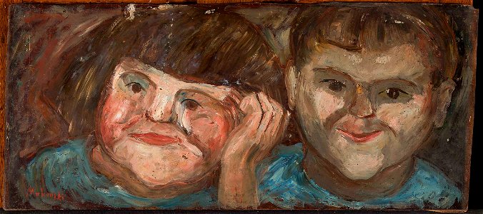 Tadeusz Makowski - Two children - MPW 2560 MNW - National Museum in Warsaw