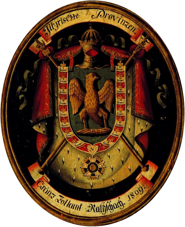 Tabla carinarnice Ilirskih provinc iz Radeč pri Zidanem mostu (1809)