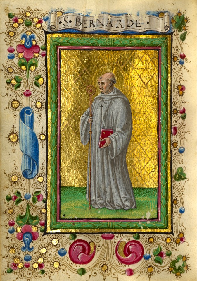 Taddeo Crivelli (Italian, died about 1479, active about 1451 - 1479) - Saint Bernard - Google Art Project