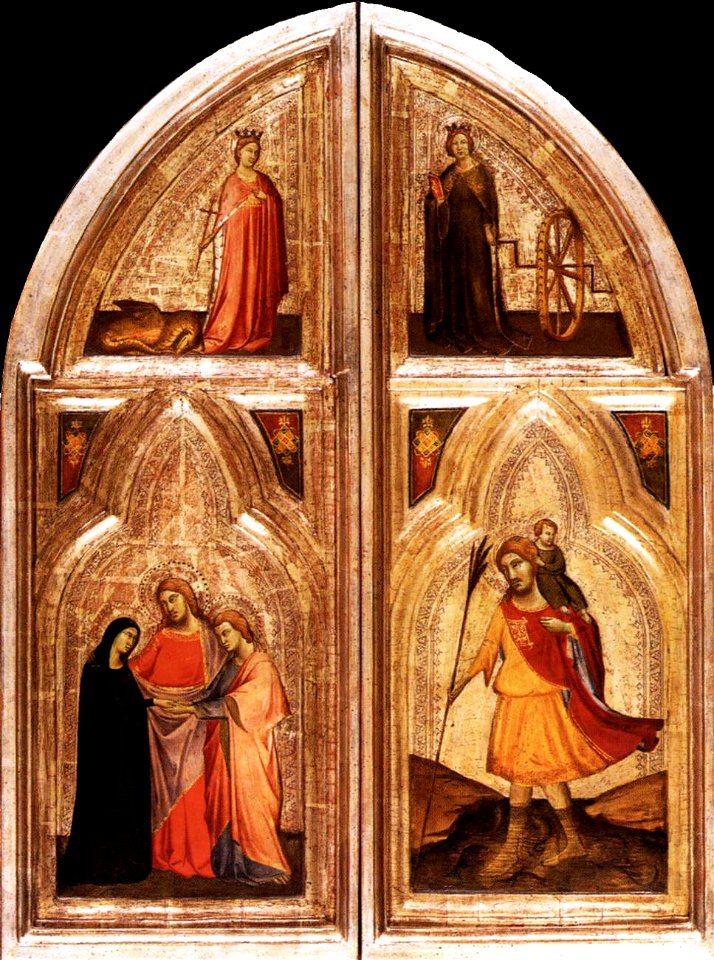 Taddeo Gaddi - Triptych (exterior) - WGA8396