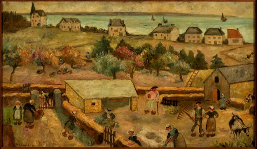 Tadeusz Makowski - Farmhouse in Keranquernat - MPW 2394 MNW - National Museum in Warsaw