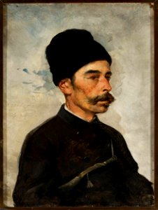 Tadeusz Ajdukiewicz - Study of a hunter - MP 1945 MNW - National Museum in Warsaw