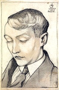 Tadeusz Cieślewski syn autoportret