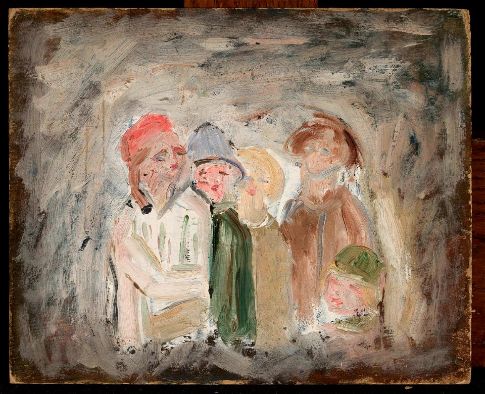 Tadeusz Makowski - Five children - MPW 2503 MNW - National Museum in Warsaw