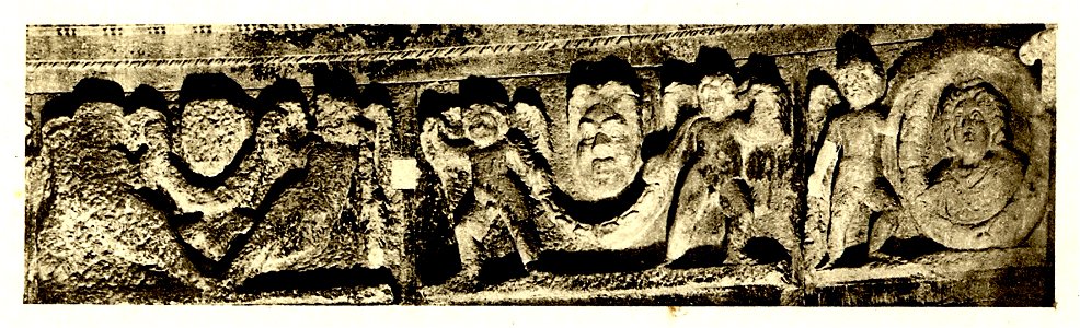 Tafel 22d Wandfries im Mausoleum - Heliogravure nach Photo 1907