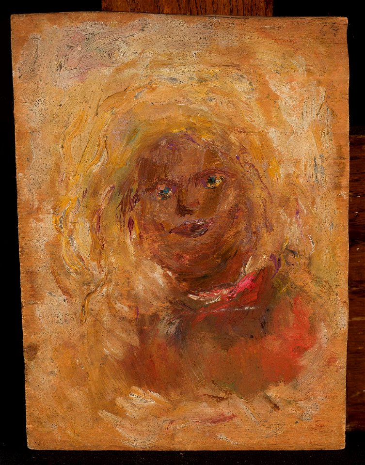 Tadeusz Makowski - Sketch of a head with fair hair - MPW 2508 MNW - National Museum in Warsaw