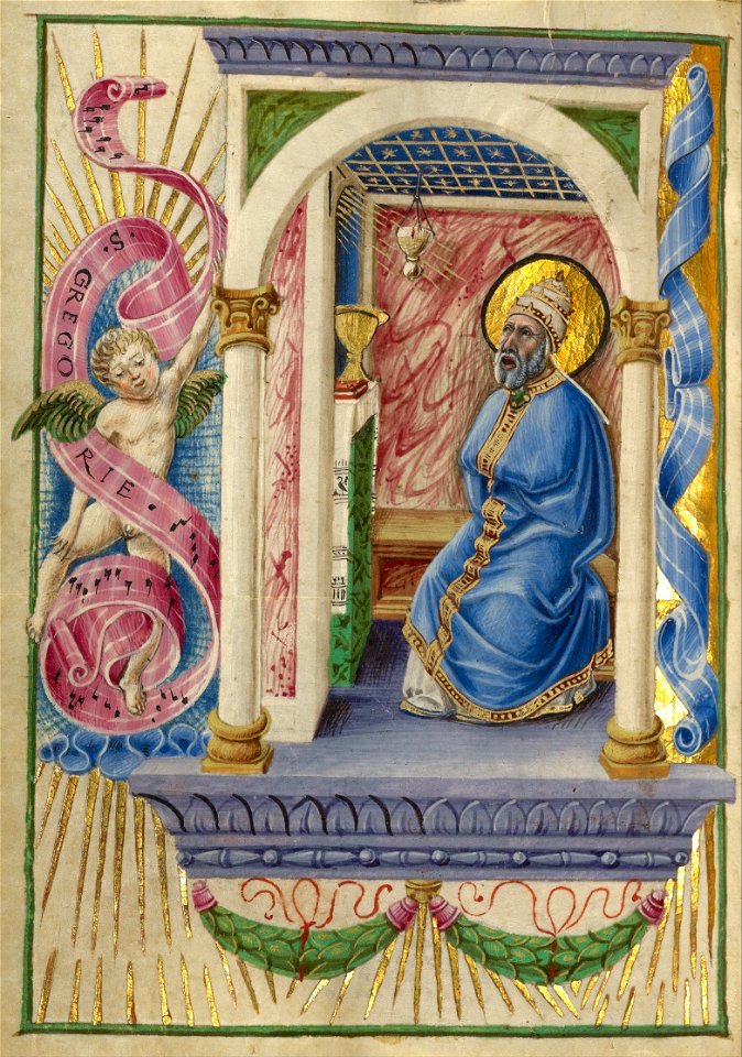 Taddeo Crivelli (Italian, died about 1479, active about 1451 - 1479) - Saint Gregory - Google Art Project