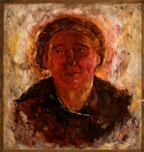 Tadeusz Makowski - Study of a woman in a dark dress - MPW 2474 MNW - National Museum in Warsaw