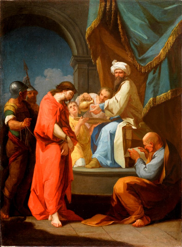 Tadeusz Kuntze - Chrystus przed Piłatem