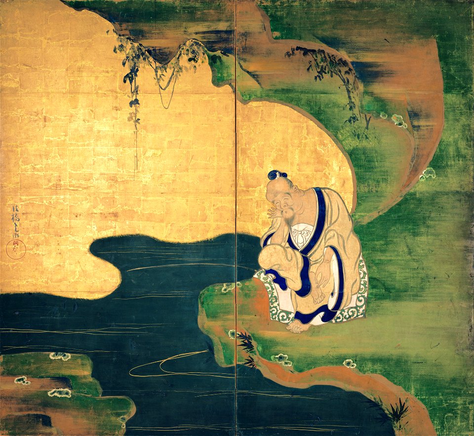 Tai Gong Wang by Ogata Korin (Kyoto National Museum)