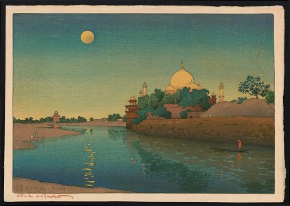 Taj-Mahal, twilight - CWB (monogram) ; Charles W. Bartlett. LCCN2018646015