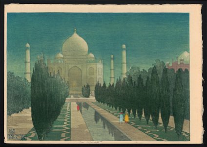 Taj-Mahal, Agra - CWB (monogram). LCCN2018646014