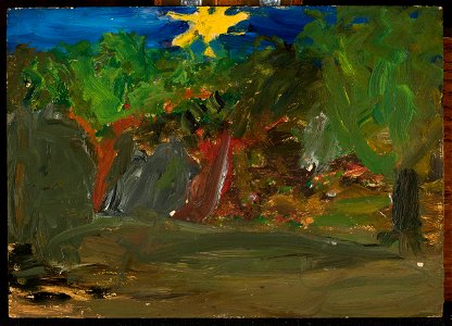 Tadeusz Makowski - Sun over a garden - MPW 2539 MNW - National Museum in Warsaw