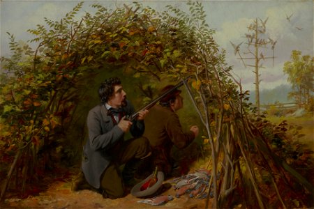 Arthur Fitzwilliam Tait - Shooting From Ambush - 1932.246 - Yale University Art Gallery
