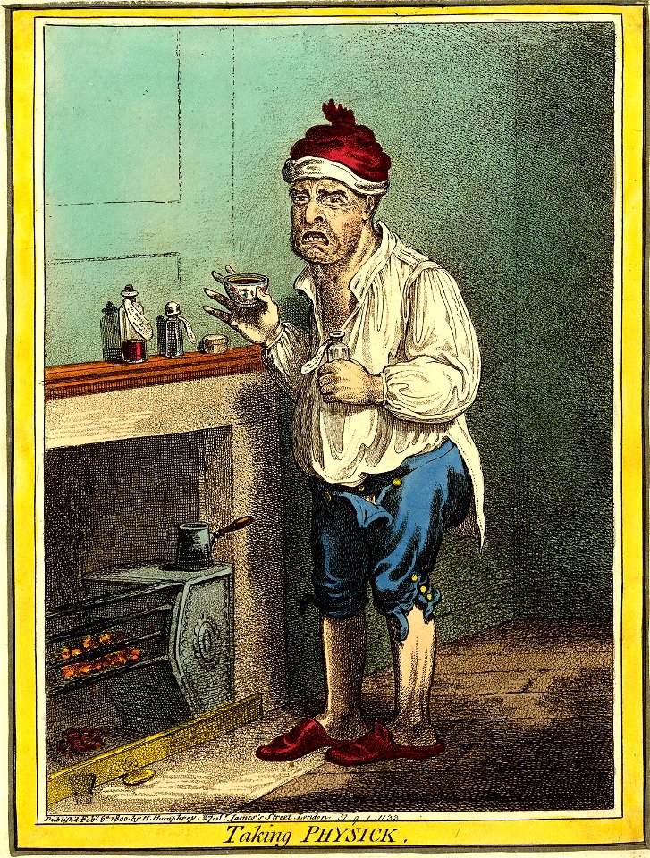 Taking Physick. (BM 1851,0901.1133)