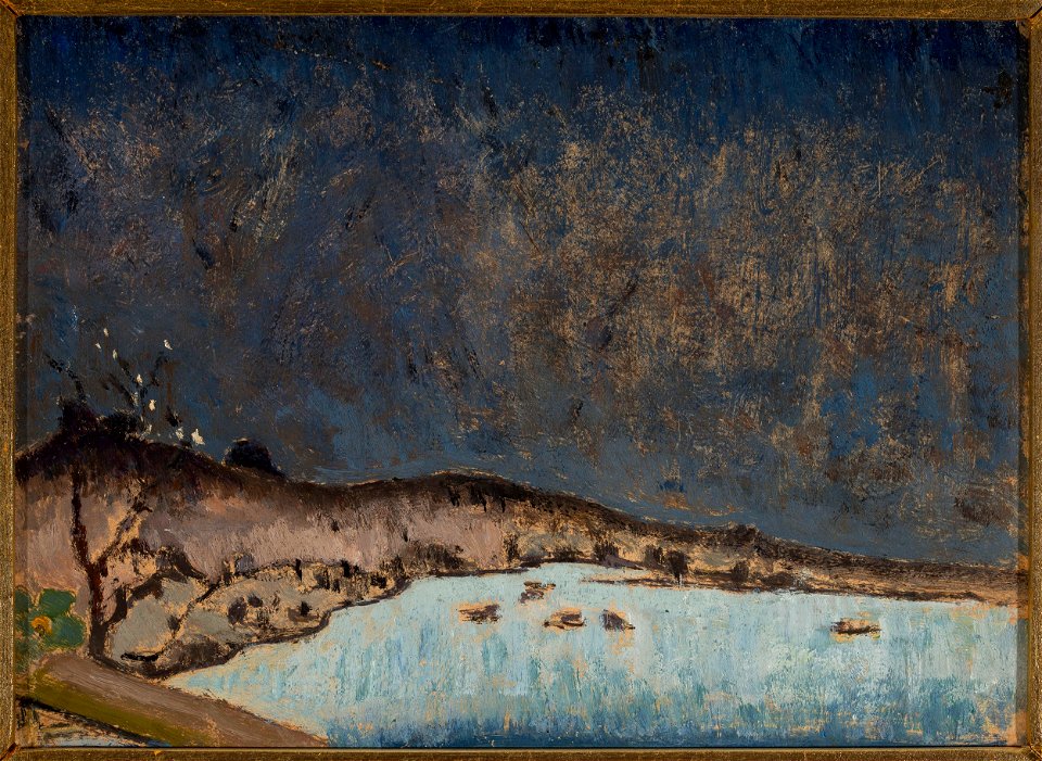 Tadeusz Makowski - Landscape with clouds - MPW 2519 MNW - National Museum in Warsaw