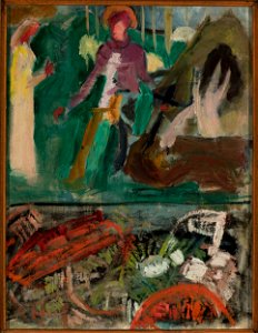 Tadeusz Makowski - Sketch for the painting ‘Saint George piercing a dragon’ - MPW 2545 MNW - National Museum in Warsaw