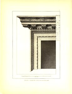 Tafel 015 Spalato - Kaiserpalast Vestibulium Eingangstür Detail - Robert Adam 1764