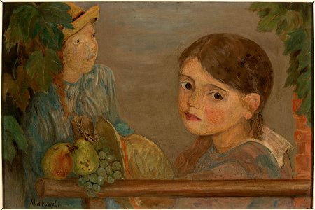 Tadeusz Makowski - Little girls with grapes - MPW 3520 MNW - National Museum in Warsaw