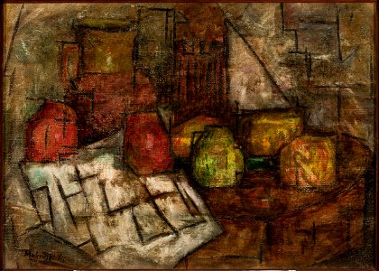 Tadeusz Makowski - Martwa natura z dzbanem i owocami - MPW 2734 MNW - National Museum in Warsaw