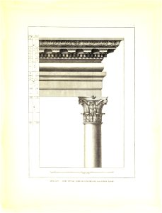 Tafel 021 Spalato - Mausoleum Diokletians Säulenumgang - Robert Adam 1764