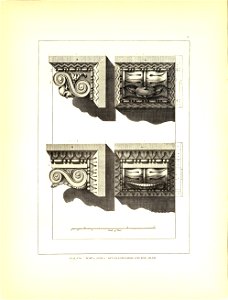Tafel 004 Spalato - Kaiserpalast Porta Aurea Detail - Robert Adam 1764