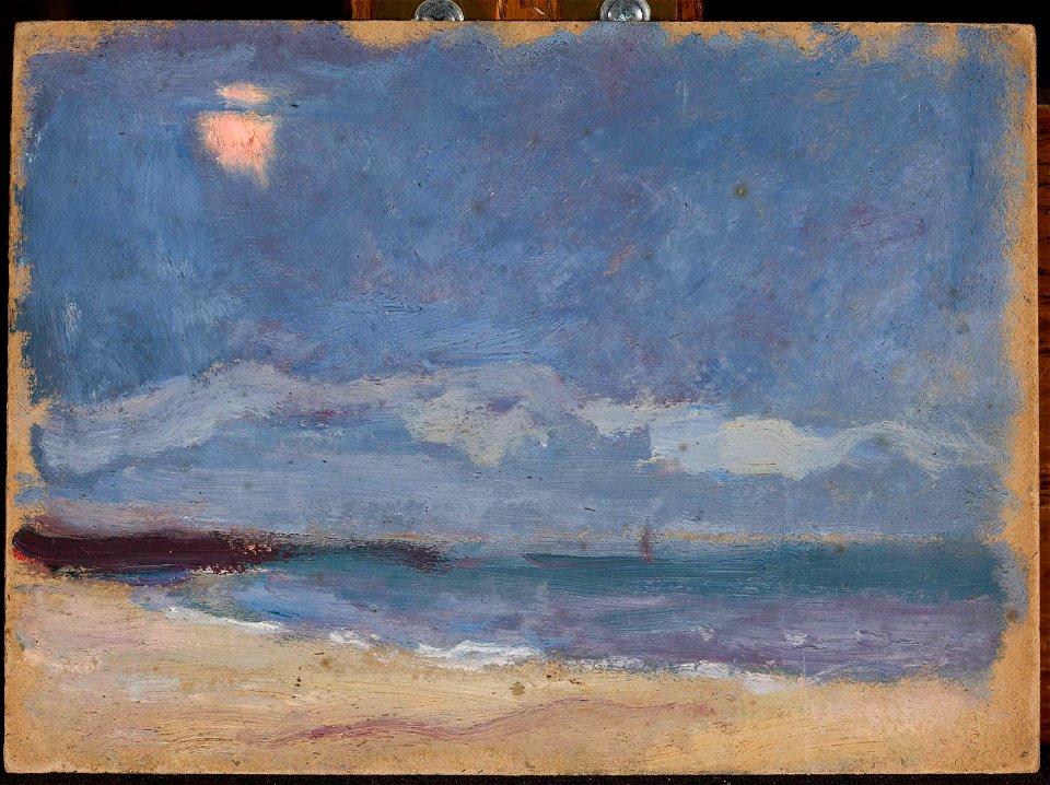 Tadeusz Makowski - Seascape (the sun behind a cloud) - MPW 2541 MNW - National Museum in Warsaw