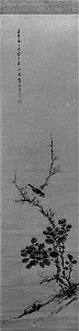 Takahashi Sōhei - Sparrow, Camellia and Plum - 36.100.51 - Metropolitan Museum of Art
