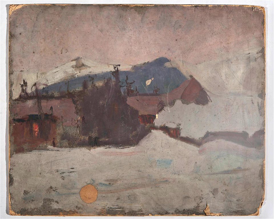 Tadeusz Makowski - Winter landscape - MPW 2554 MNW - National Museum in Warsaw