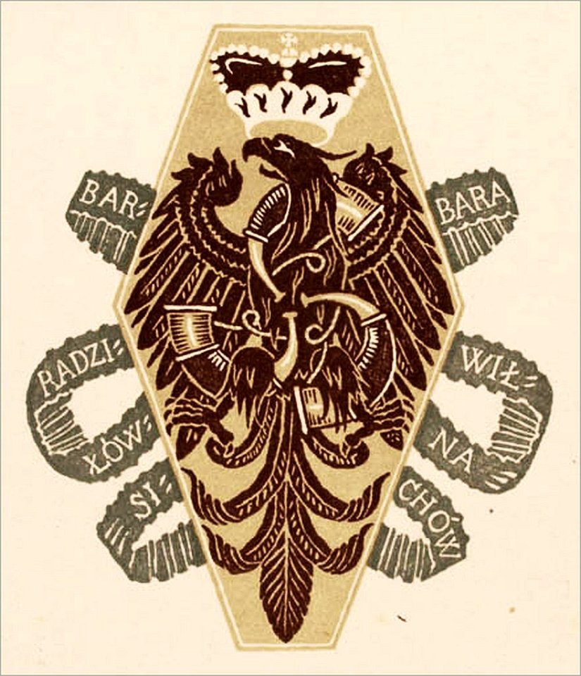 Tadeusz Przypkowski - ex libris Barbara Radziwiłłówna Sichów