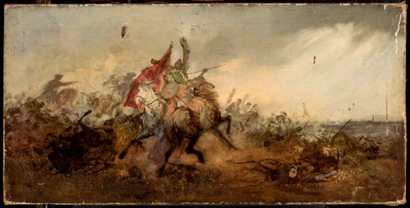 Tadeusz Rybkowski - Battle of Vienna, sketch - MP 2030 MNW - National Museum in Warsaw