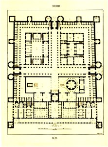 Tafel 001a Spalato - Grundriss vom Kaiserpalast - Robert Adam 1764 -