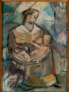 Tadeusz Makowski - Maternity - MPW 2680 MNW - National Museum in Warsaw