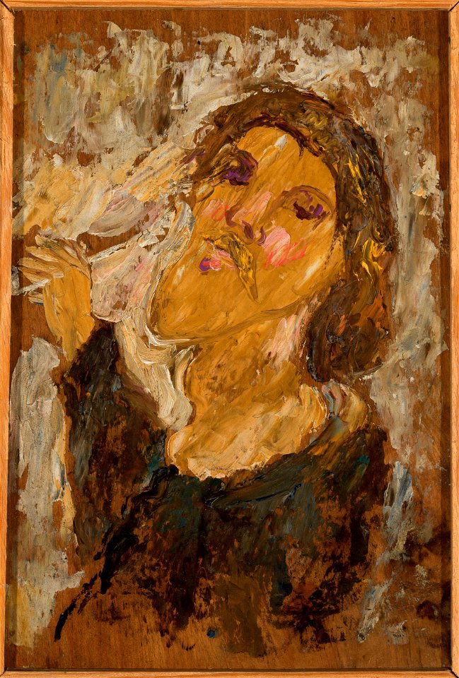 Tadeusz Makowski - Self-portrait study - MPW 2370 MNW - National Museum in Warsaw