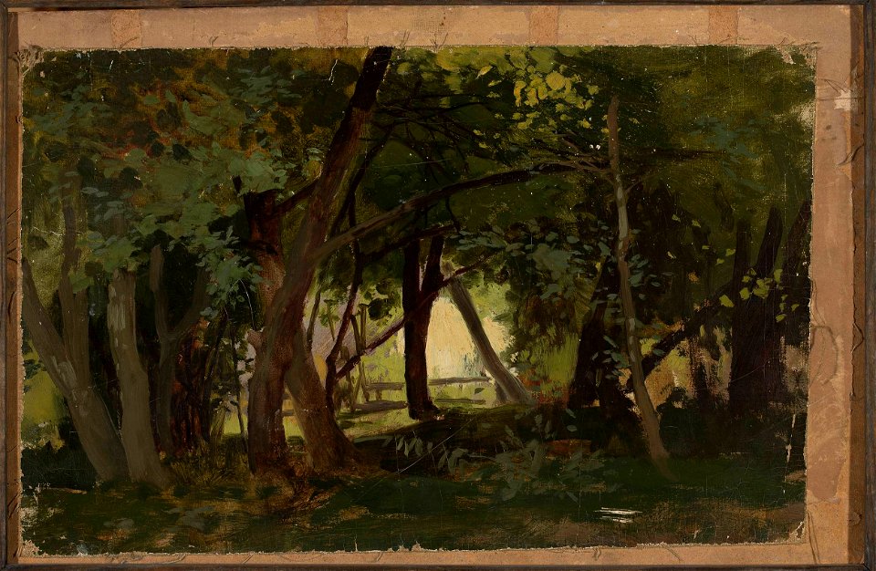 Tadeusz Popiel - Landscape study - MP 1069 MNW - National Museum in Warsaw